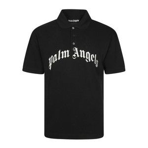 Palm Angels Curved Logo Polo - NWT